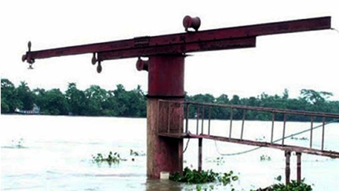 বিয়ানীবাজারের শেওলায় বিপদসীমার উপরে কুশিয়ারার পানি